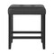 Alaterre Furniture Madison Backless Counter Height Stool Black Finish with Black PU AVMA21P0 - alternate 4